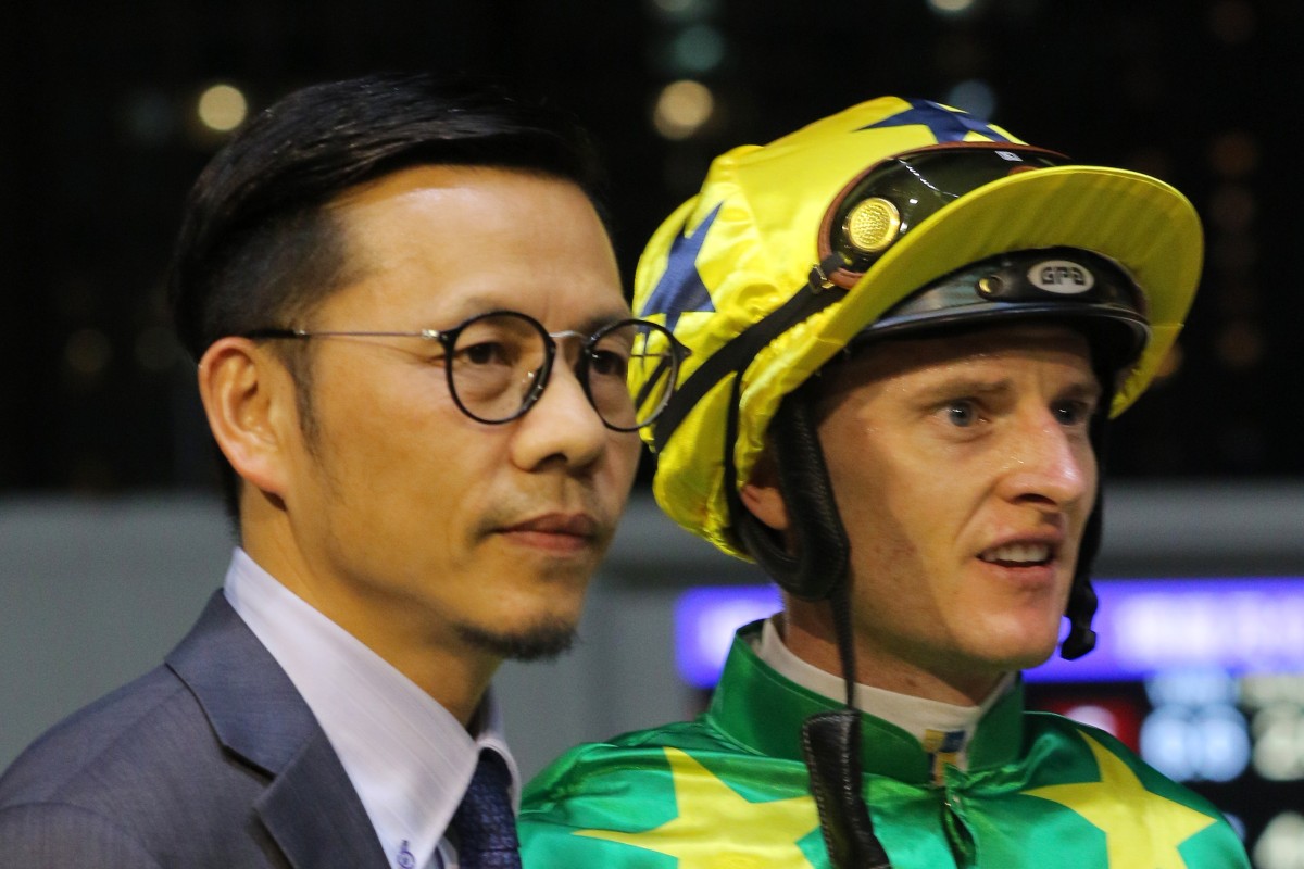 Frankie Lor and Zac Purton celebrate one of Reliable Team’s wins. Photos: Kenneth Chan