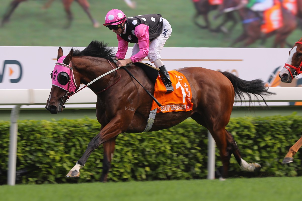 Beauty Generation is looking to build on his nine-race winning streak at Sha Tin on Tuesday. Photos: Kenneth Chan