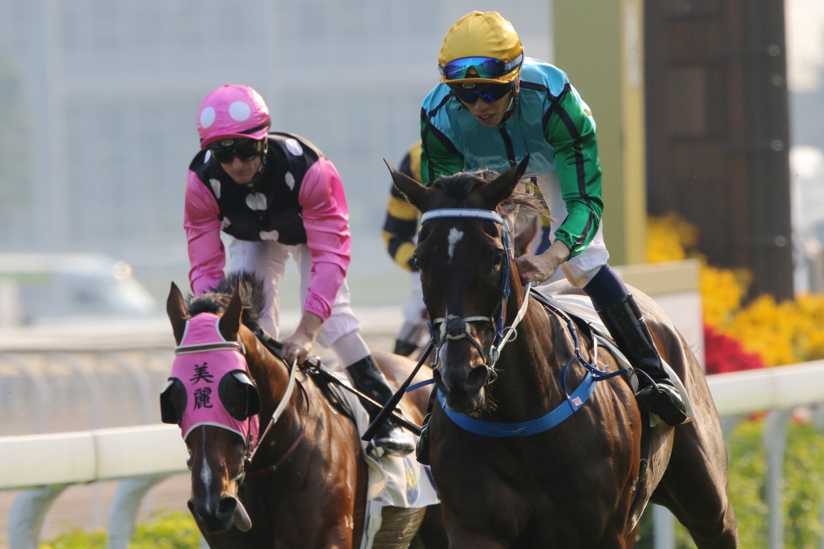 Rise High (right) beats Beauty Generation on Sunday. Photos: Kenneth Chan
