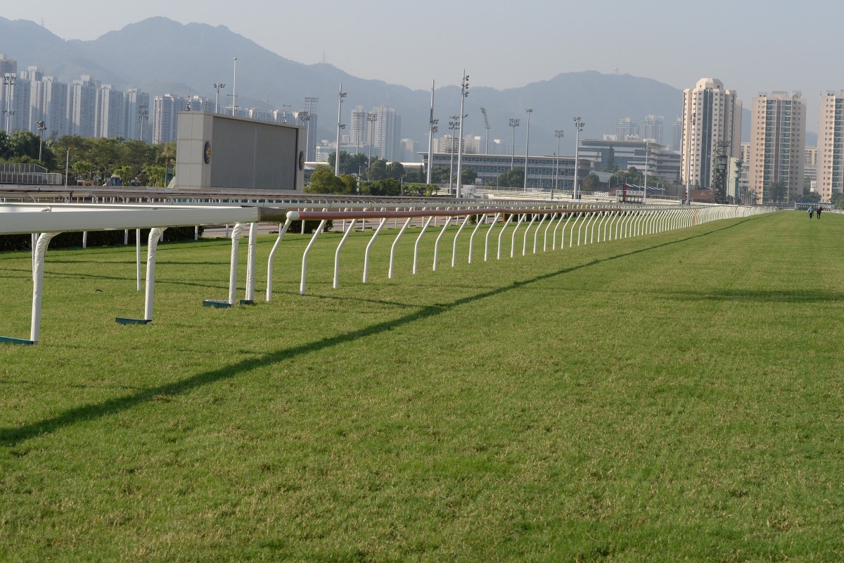 Life inside Sha Tin racecourse has continued as chaos reigns outside. Photo: Kenneth Chan