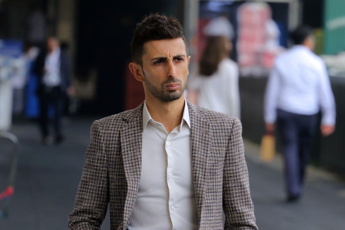 Alberto Sanna ahead of his hearing at Happy Valley. Photo: Kenneth Chan