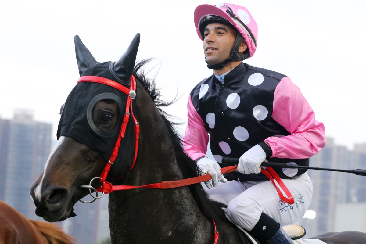 Joao Moreira returns to scale after winning aboard Beauty Legacy earlier this month. Photos: Kenneth Chan