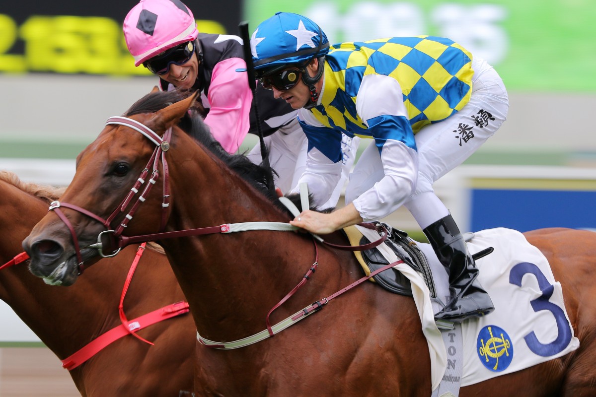 Computer Patch wins ahead of Beauty Applause at Sha Tin last month. Photos: Kenneth Chan