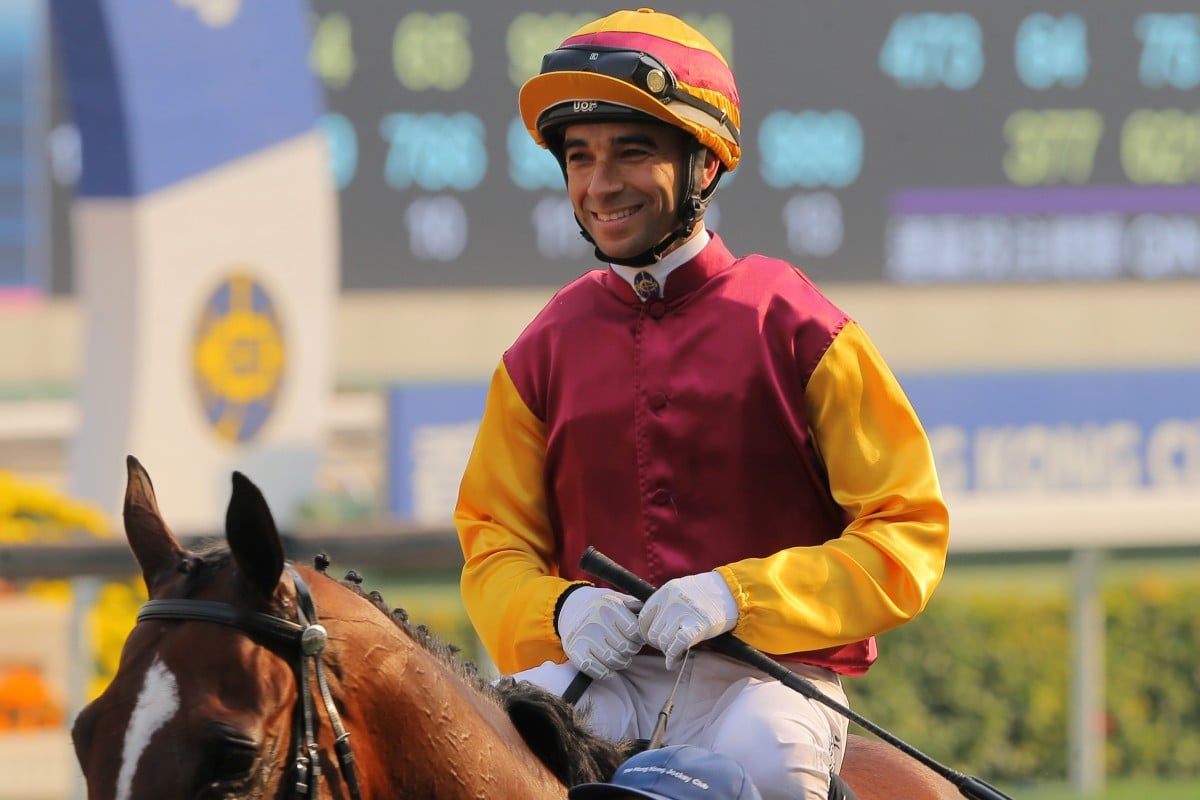 Joao Moreira returns after riding a winner at Sha Tin. Photos: Kenneth Chan