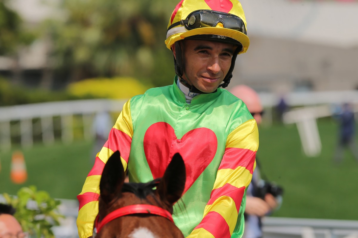 Joao Moreira rides a winner at Sha Tin on Sunday. Photos: Kenneth Chan