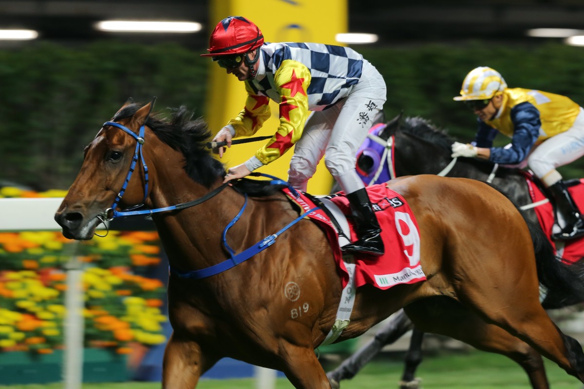 Zac Purton guides Amazing Star to victory at Happy Valley in January. Photos: Kenneth Chan