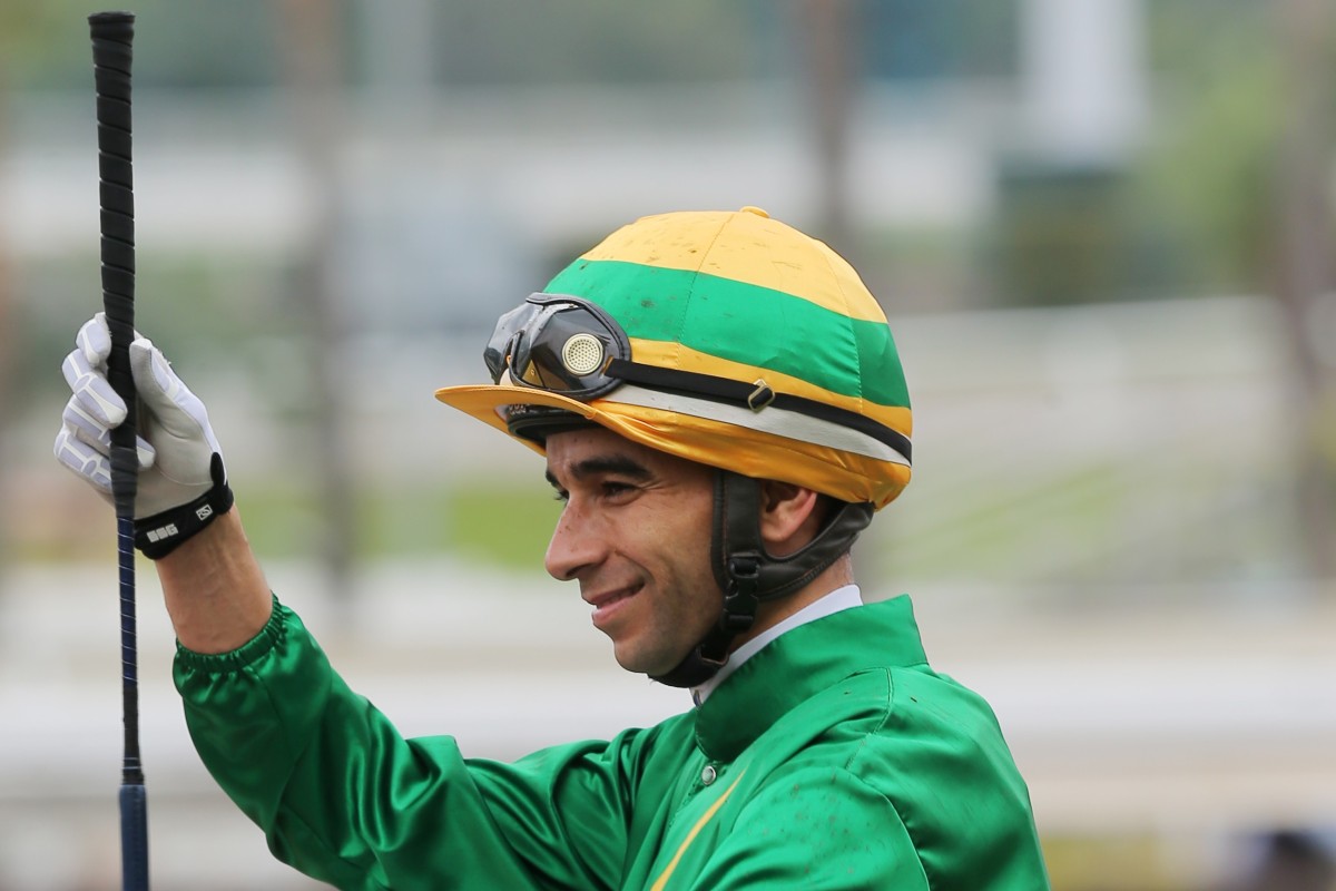 Joao Moreira celebrates a recent winner at Sha Tin. Photos: Kenneth Chan