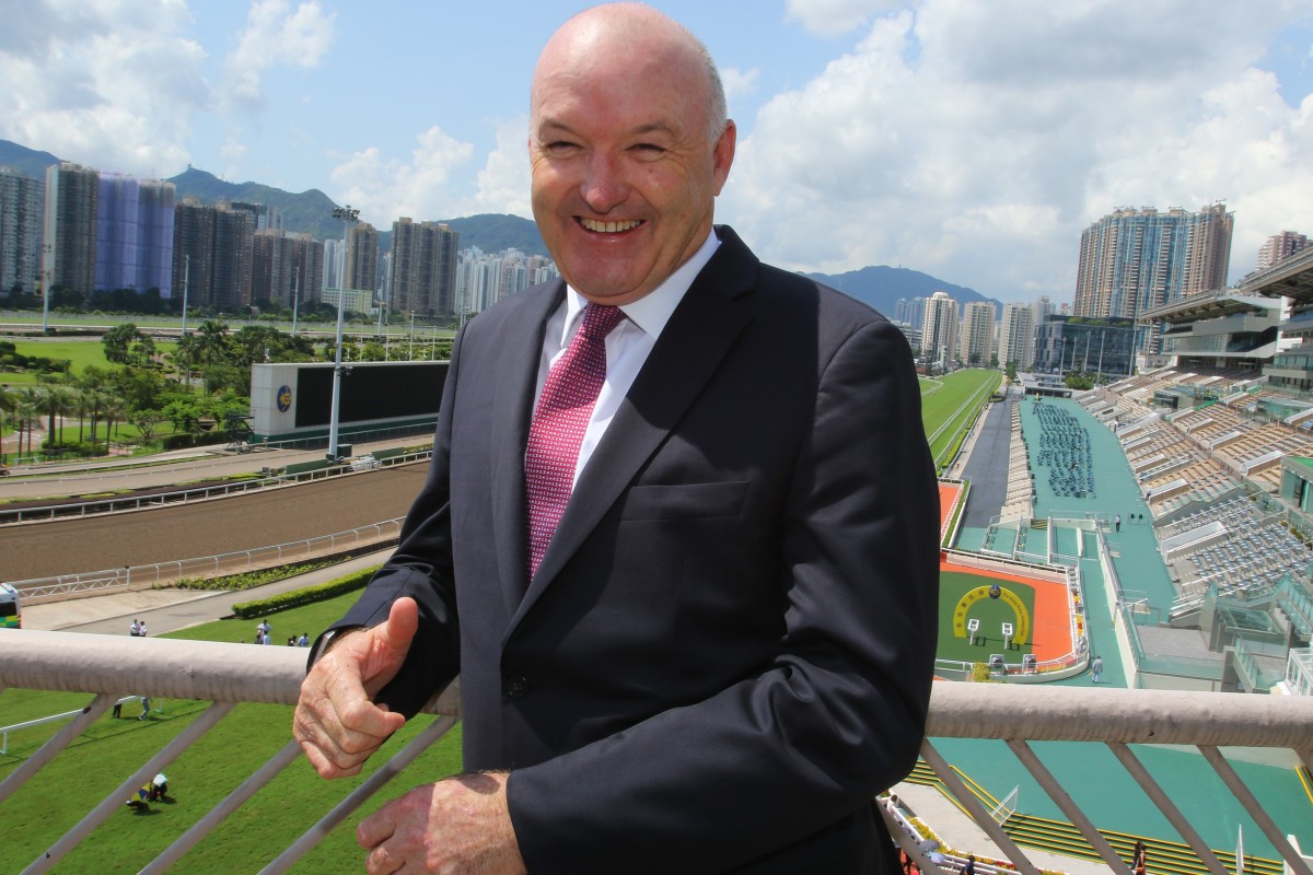 David Hayes after being announced as Hong Kong’s newest trainer in September. Photos: Kenneth Chan