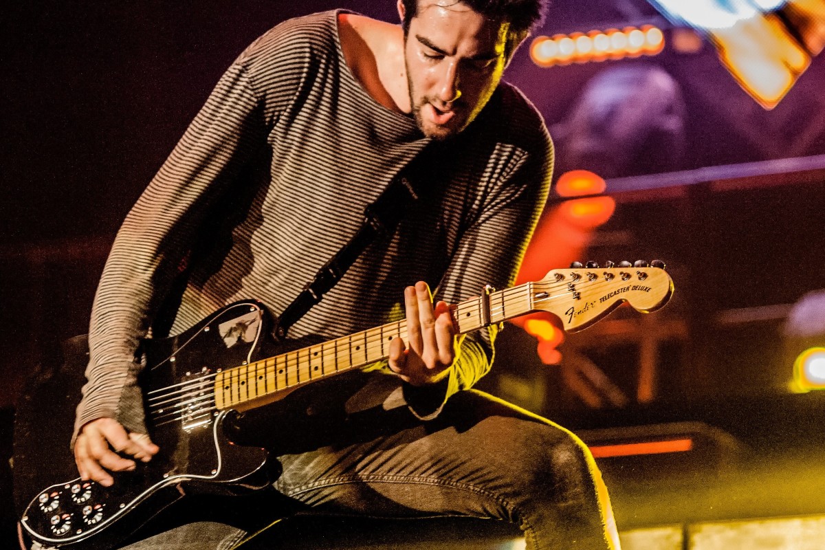 All Time Low perform at the 3 Arena in Dublin, Ireland.