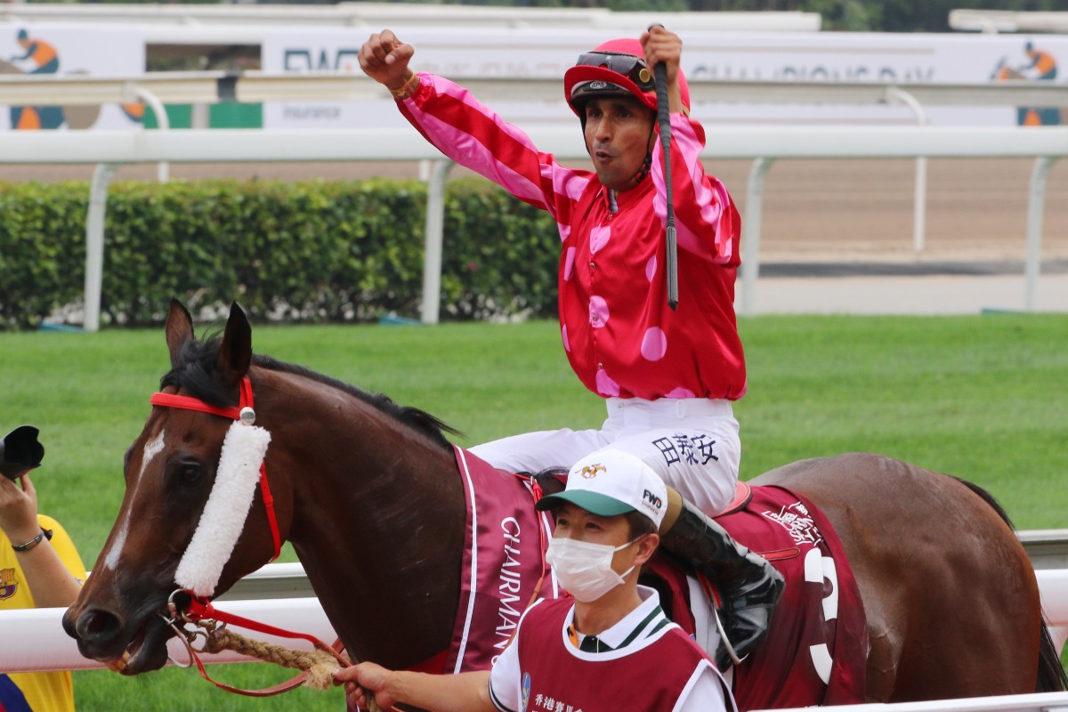 Mr Stunning returns after winning the Chairman’s Sprint Prize on Sunday. Photos: Kenneth Chan