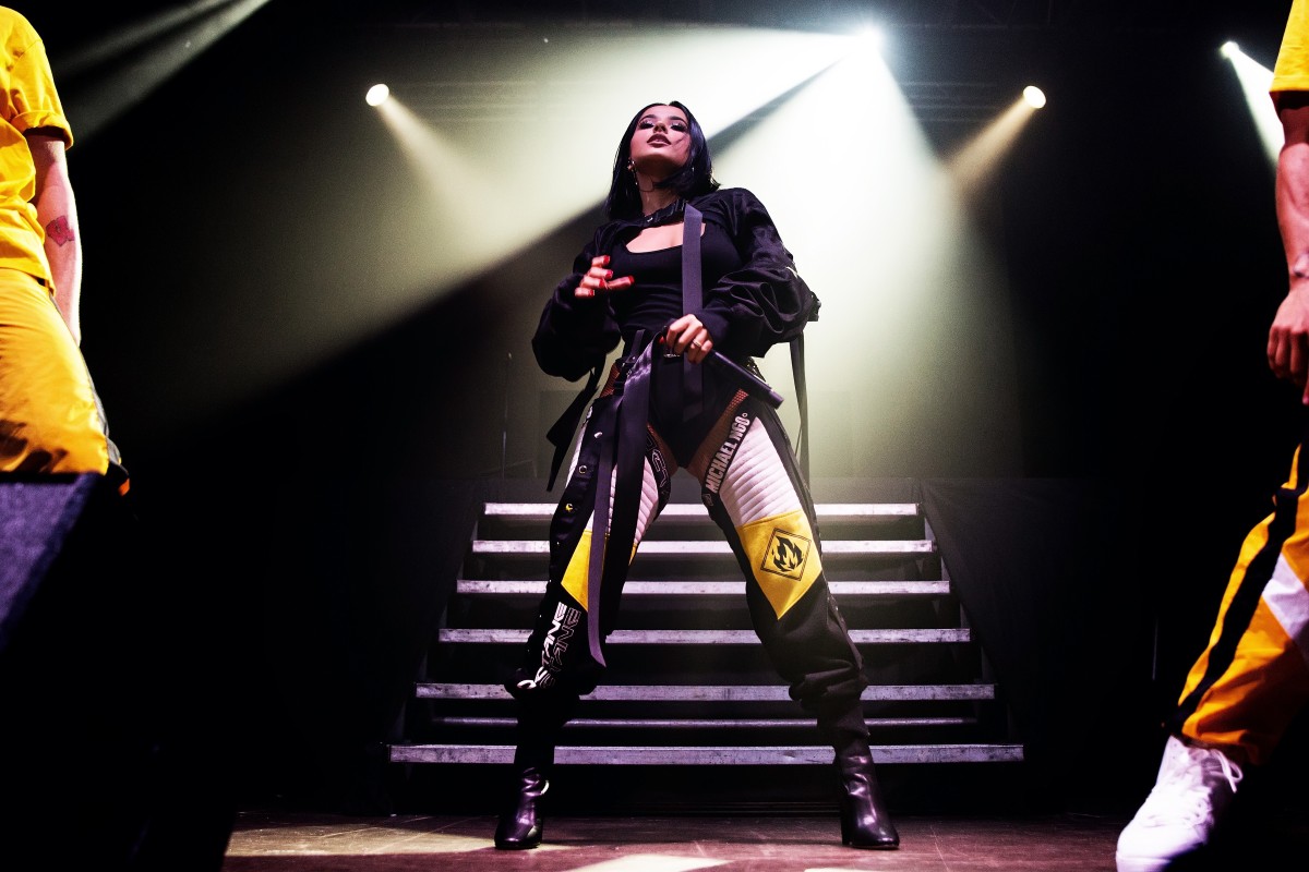 Pop star Becky G talks about life in quarantine with her family.