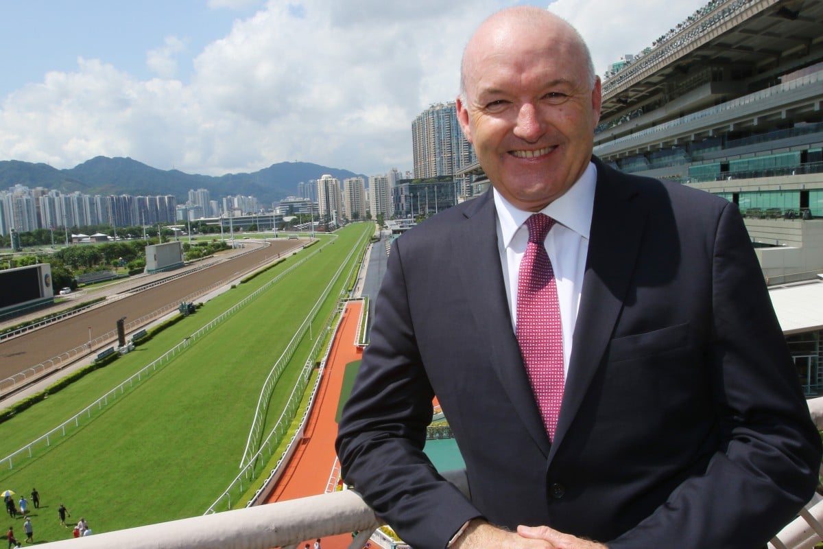 David Hayes is announced as Hong Kong’s newest trainer earlier this season. Photos: Kenneth Chan