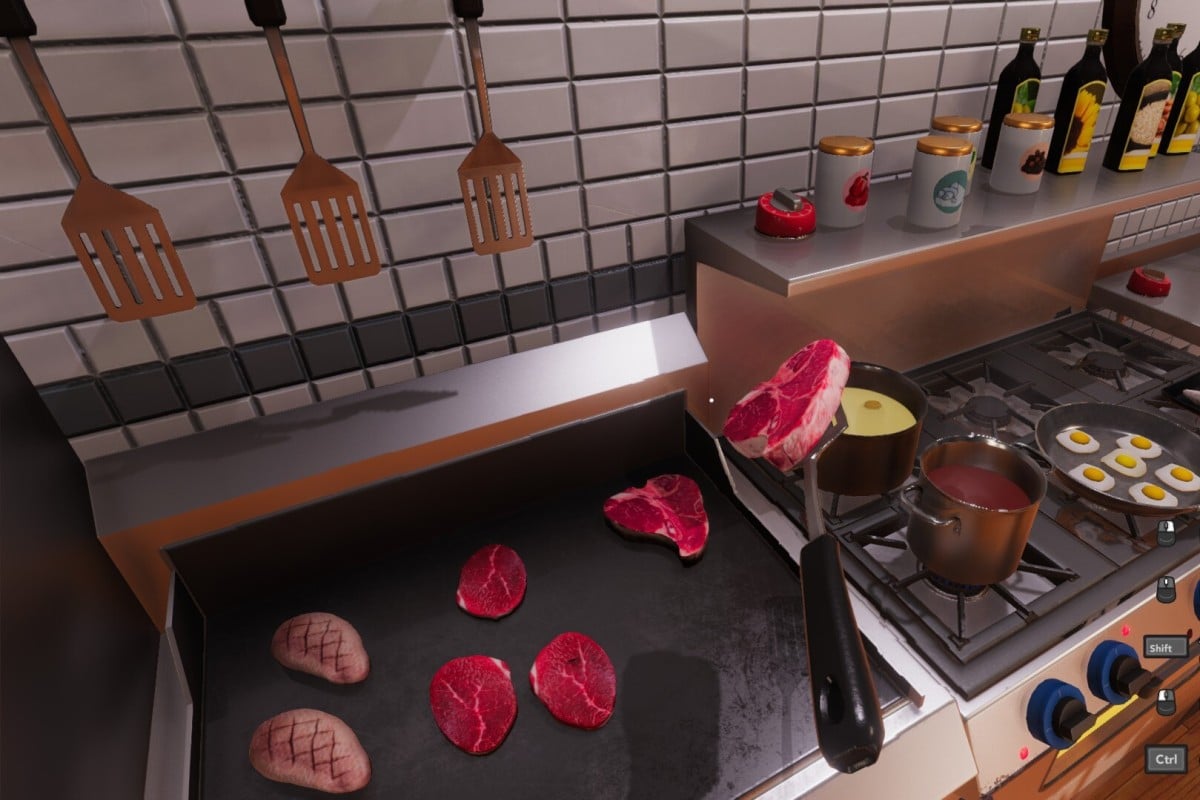'Cooking Simulator' is a very realistic sandbox game.