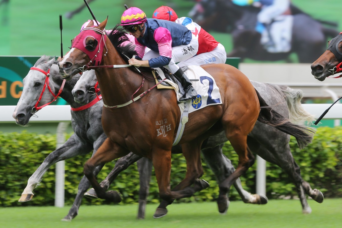 Thanks Forever takes out the Sha Tin Vase on Sunday. Photos: Kenneth Chan