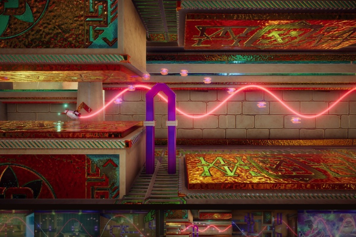 ‘Wavey the Rocket’ might look like an old arcade classic, but this is no easy game.