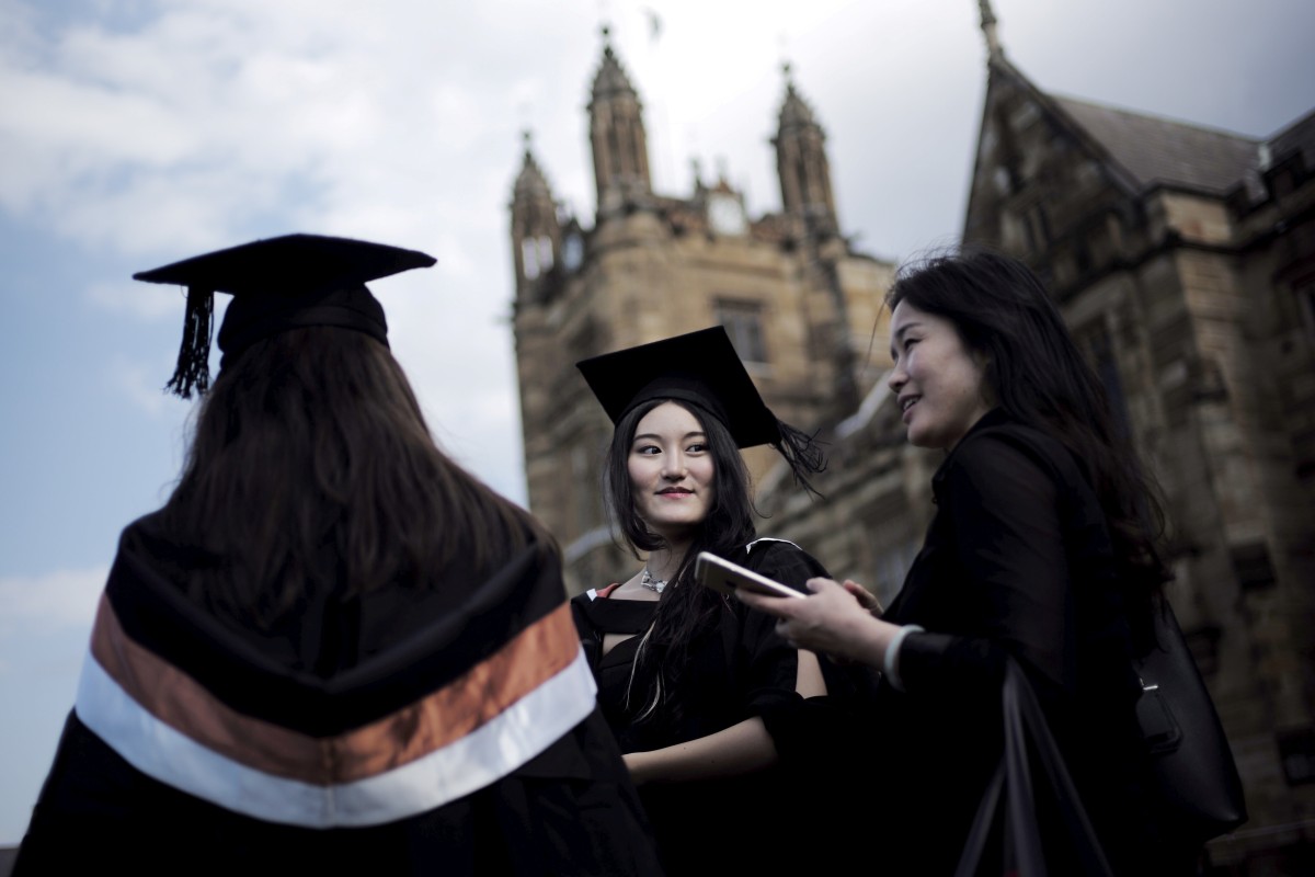 Graduating students seen at the University of Sydney on April 22, 2016. File photo: Reuters