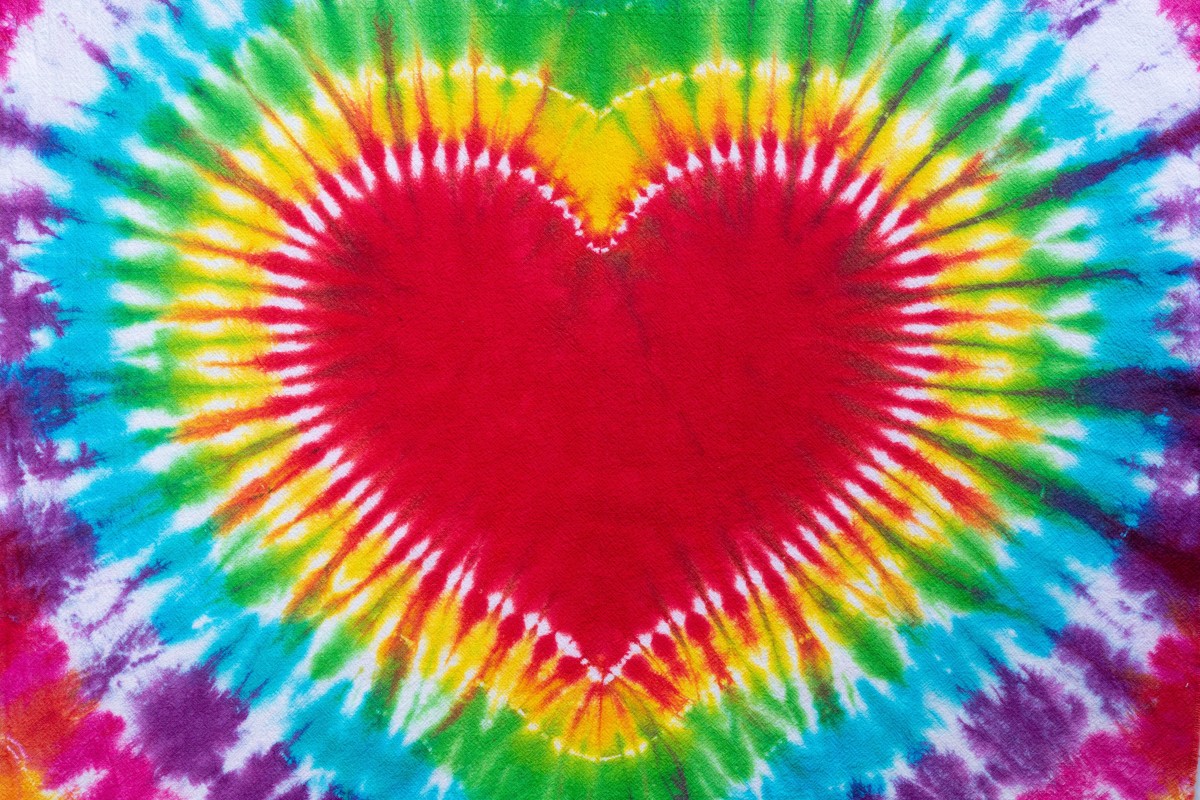 Tie dye is like, totally groovy man.