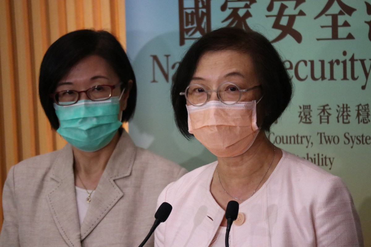 Sophia Chan, Secretary for Food and Health, said the government’s goal is to control the number of Covid-19 cases in the city. (Xinhua/Lui Siu Wai)