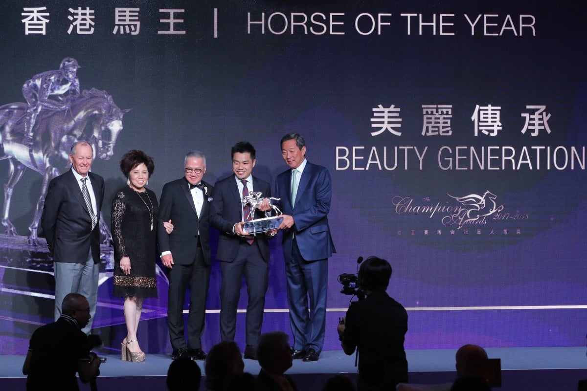 Beauty Generation is crowned Horse of the Year for 2017-18. Photo: Kenneth Chan