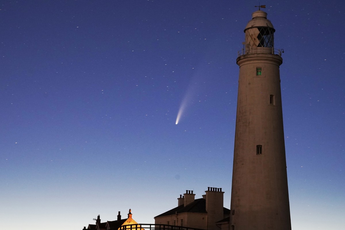 The comet is passing Earth for the first time in nearly 7,000 years. Photo: DPA