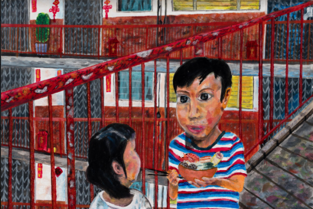 Wharf Art Competition 2020 runner-up piece, by Marcel Hui.