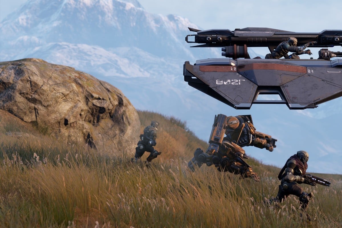 'Disintegration' is a mix of first-person shooter and real-time strategy. (Photo: V1 Interactive)