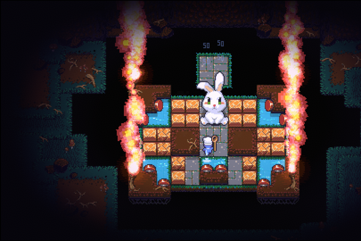 Whack evil rabbits in 'Radical Rabbit Stew'.