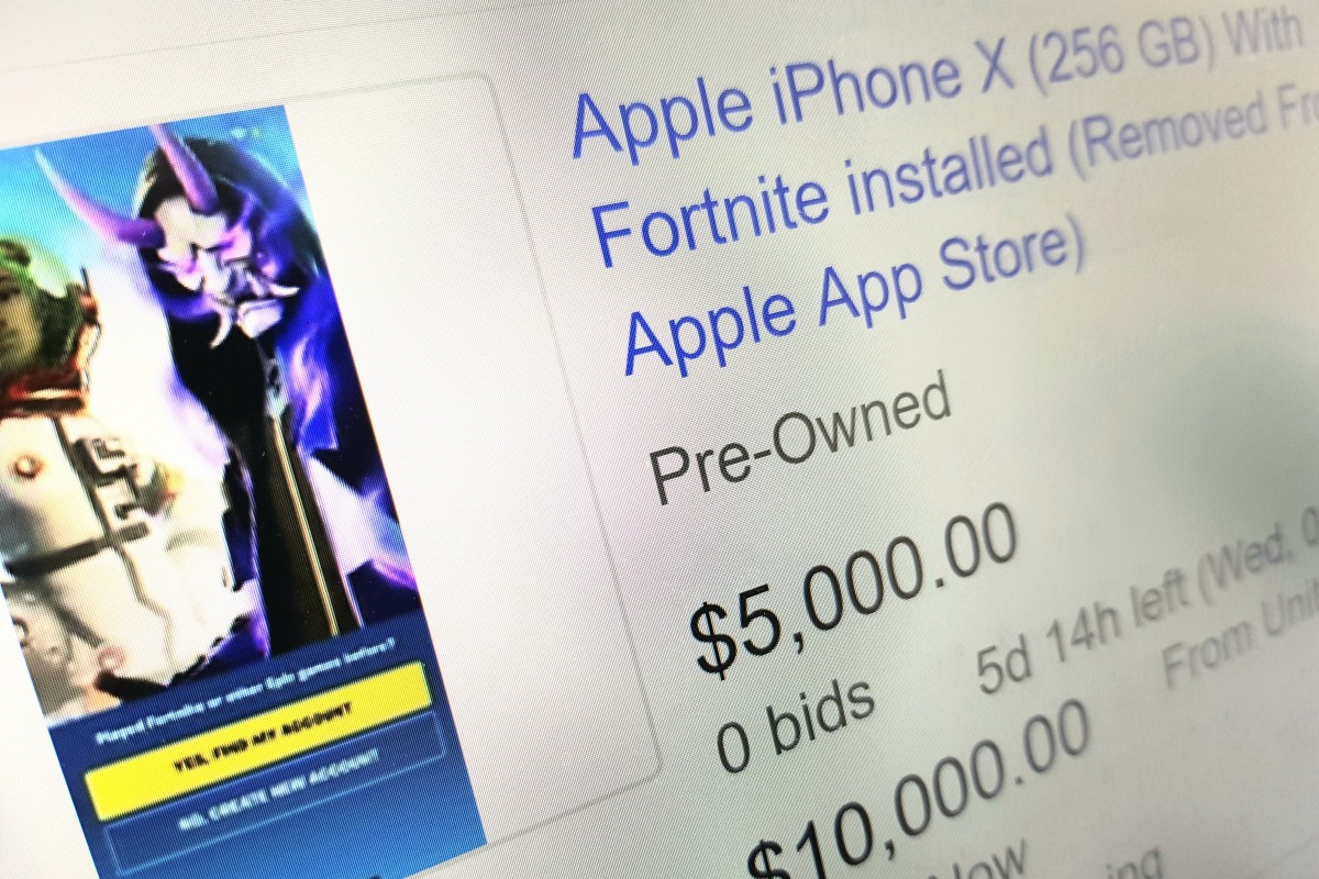 Fortnite iPhones list for thousands on  as Apple pulls game from App  Store
