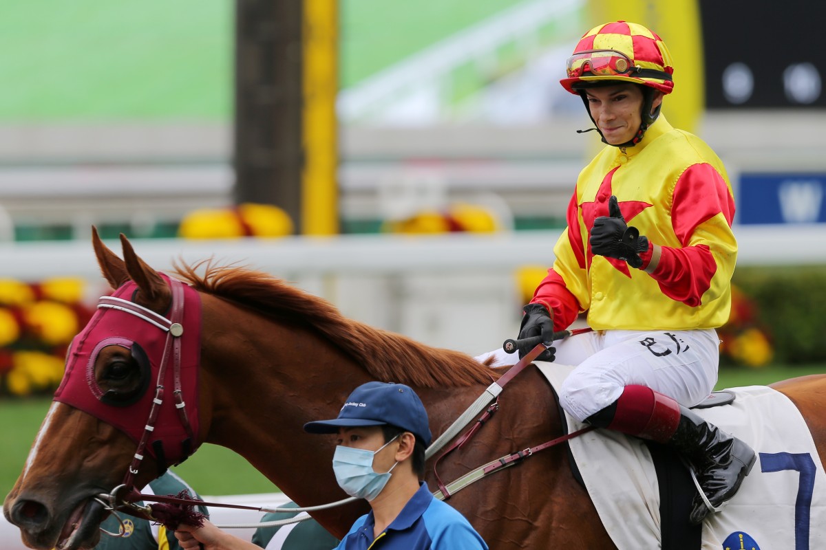 Alexis Badel gives a thumbs up during his fruitful 2019-20 stint. Photos: Kenneth Chan
