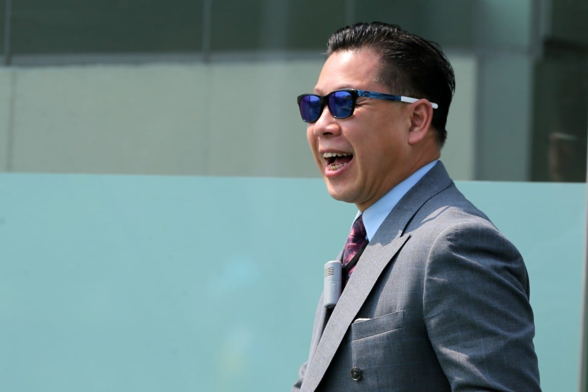 Dennis Yip celebrates a winner at Sha Tin. Photos: Kenneth Chan