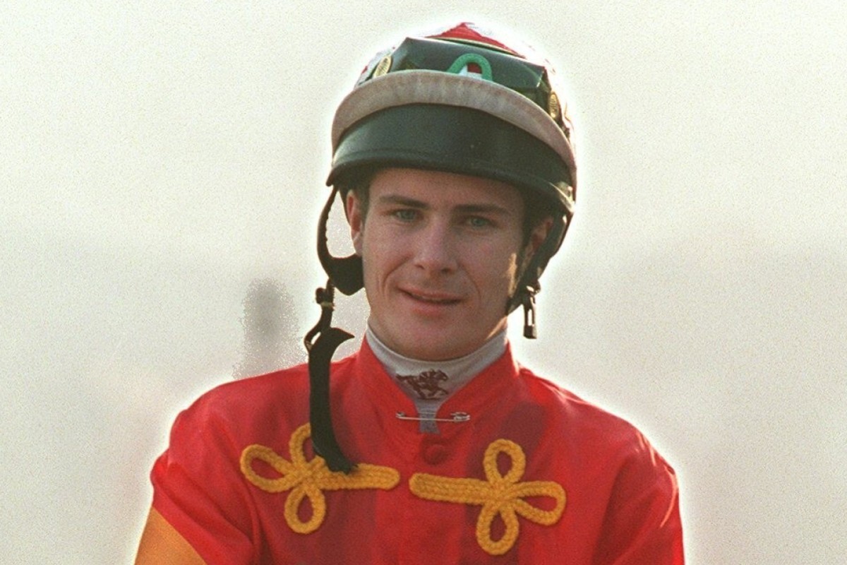 Pat Smullen returns to scale after winning his first race in Hong Kong with Wishes in December 1999. Photo: SCMP