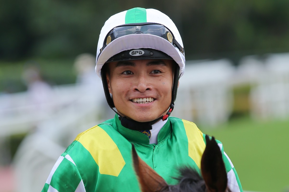 Keith Yeung celebrates a winner earlier this season. Photos: Kenneth Chan