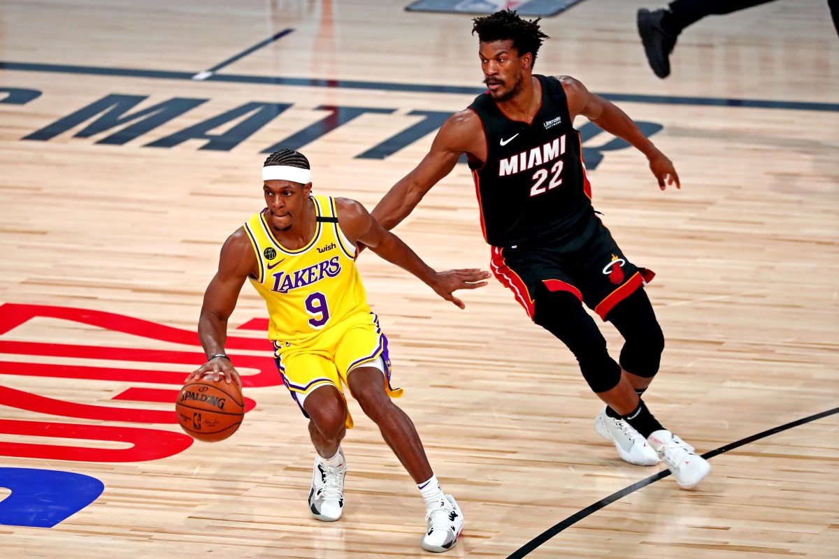 Los Angeles Lakers guard Rajon Rondo is on the hunt for a second title. (Photo: Kim Klement-USA TODAY Sports)