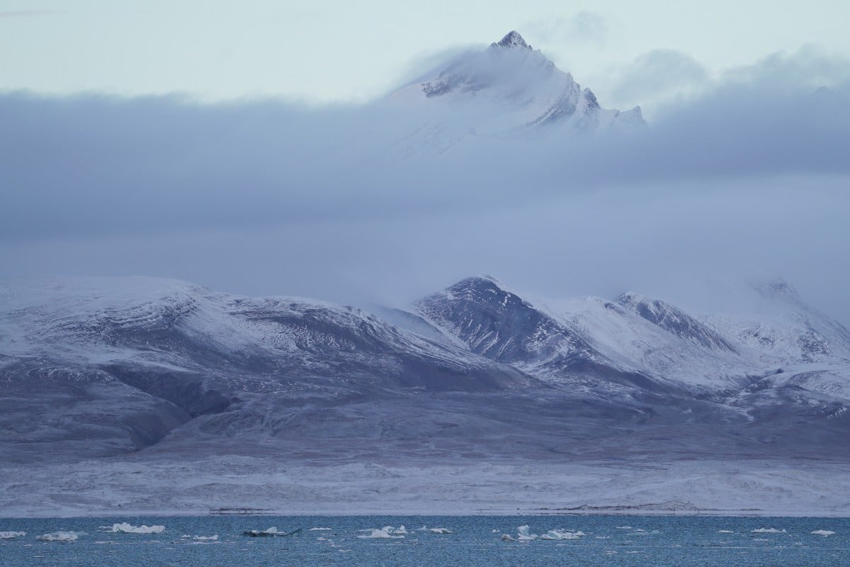 A view across Yoldiabukta Bay towards Spitsbergen island, part of the Svalbard archipelago in northern Norway. Photo: Reuters