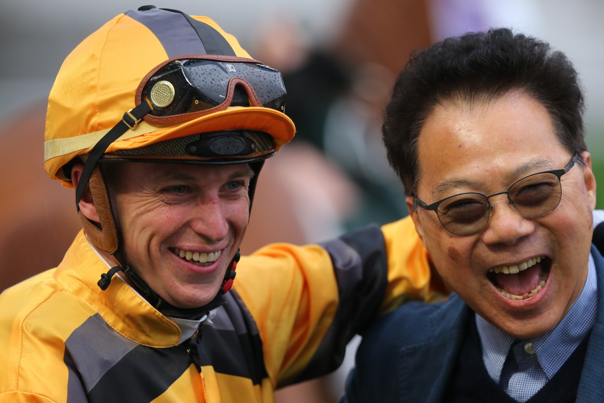 Tony Piccone (left) celebrates a winner at Sha Tin last season. Photos: Kenneth Chan