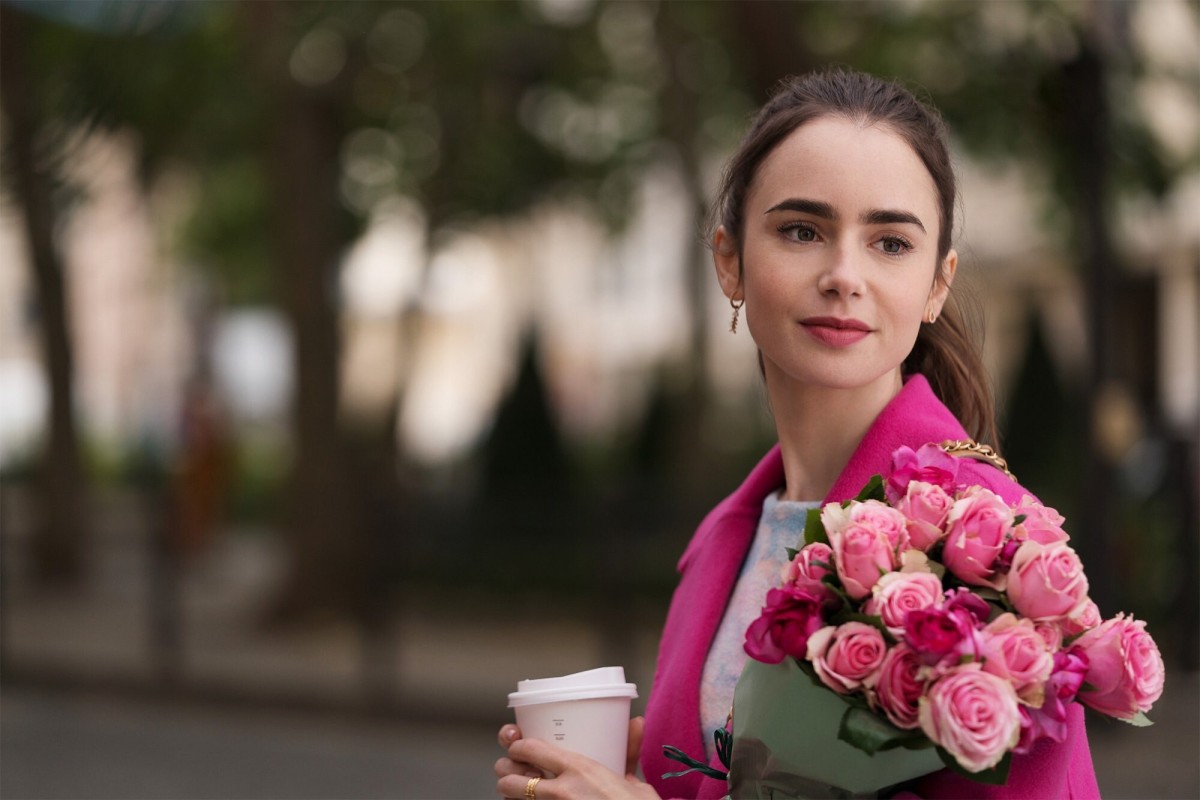 Lily Collins, as seen in Netflix series Emily in Paris. Photo: STEPHANIE BRANCHU/NETFLIX