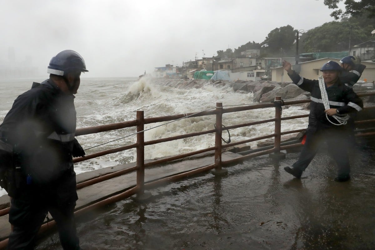 Climate change makes storms, such as 2018's mega Typhoon Mangkhut, more intense. Photo: SCMP / Winson Wong
