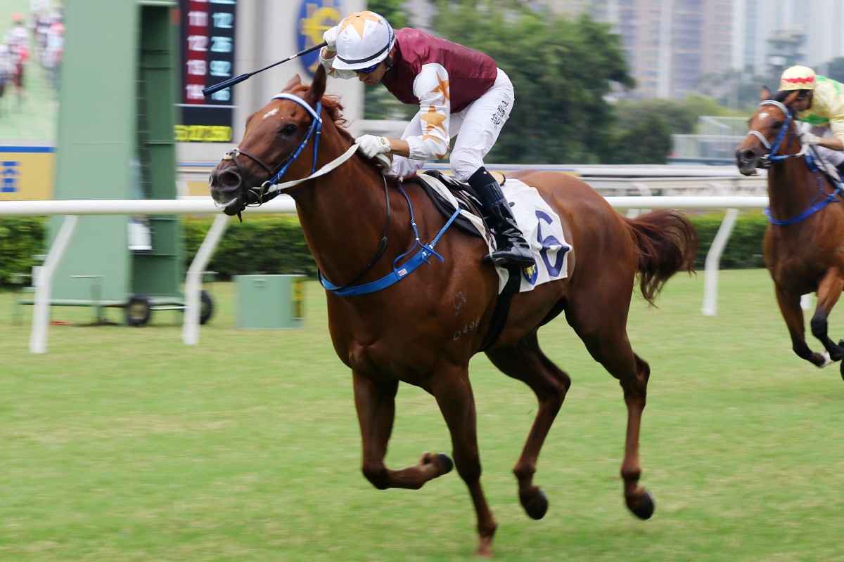 Joao Moreira salutes after winning aboard Forte at Sha Tin on Saturday. Photos: Kenneth Chan
