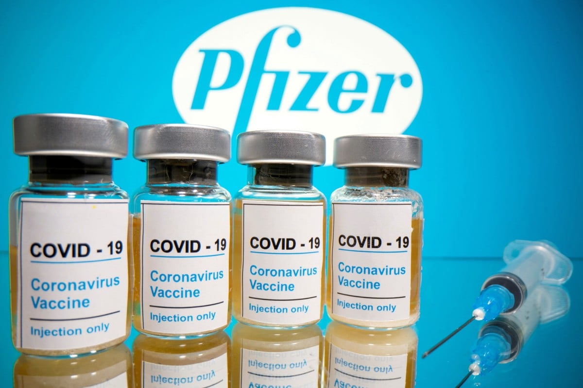 The drug company Pfizer is just one of the many companies working to develop a vaccine to protect against Covid-19. Photo: Reuters