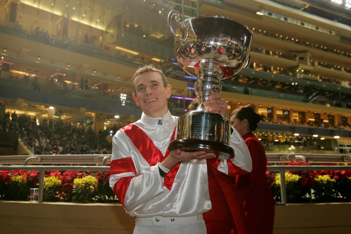 Ryan Moore wins the 2010 International Jockeys’ Championship at Happy Valley. Photos: Kenneth Chan