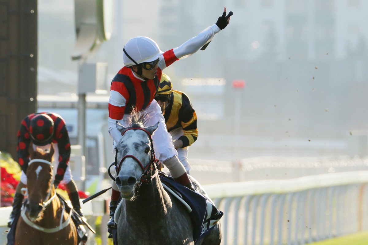 Win Bright wins the 2019 Hong Kong Cup at Sha Tin. Photos: Kenneth Chan