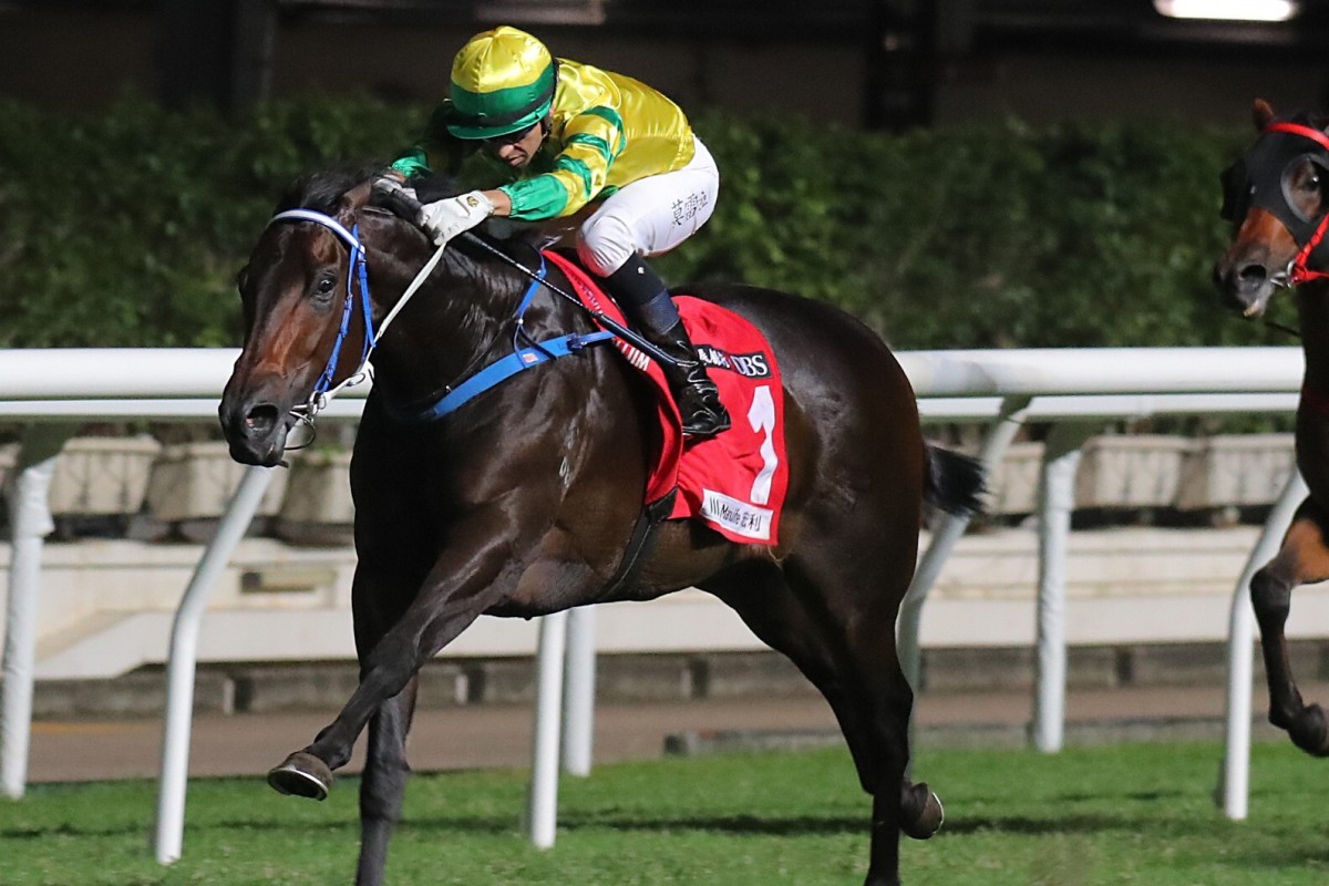 Sky Darci dashes clear to win at Happy Valley earlier in the season. Photos: Kenneth Chan