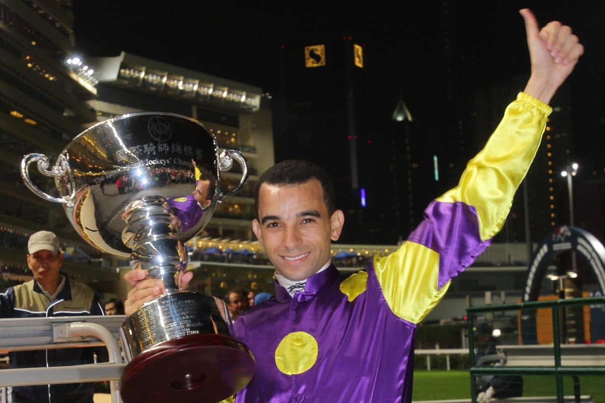 Joao Moreira wins the IJC in 2012. Photo: Kenneth Chan