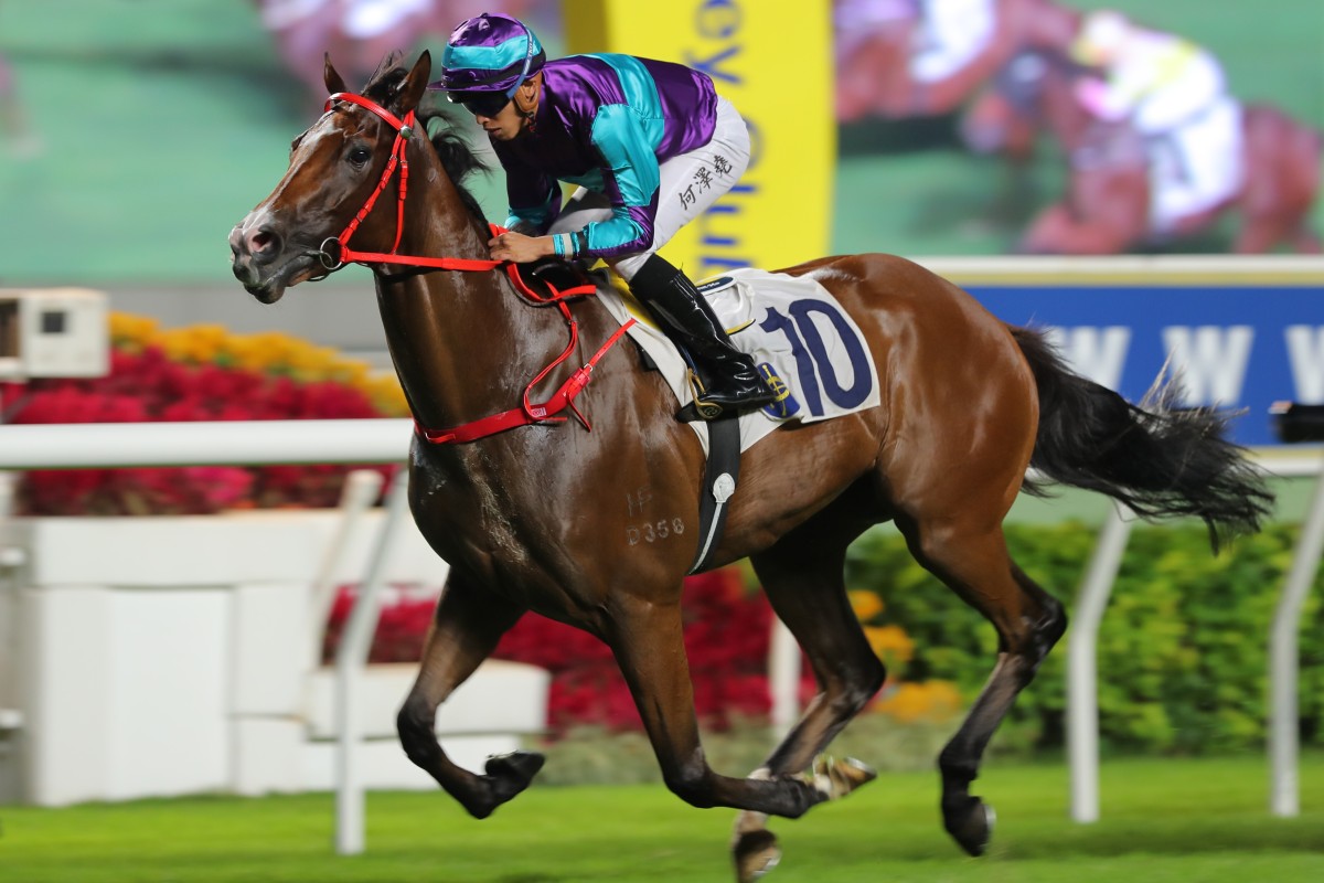 Winning Dreamer dashes clear to win under Vincent Ho at Sha Tin. Photos: Kenneth Chan