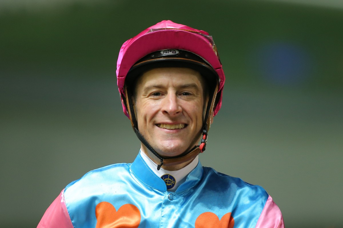 Blake Shinn is all smiles after a recent winner. Photos: Kenneth Chan