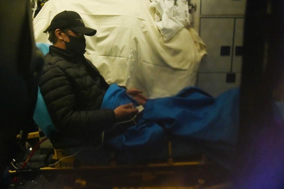 Li Wan-keung, 63, was captured by police late Sunday night – 54 hours after his escape from a hospital isolation ward. Photo: Handout