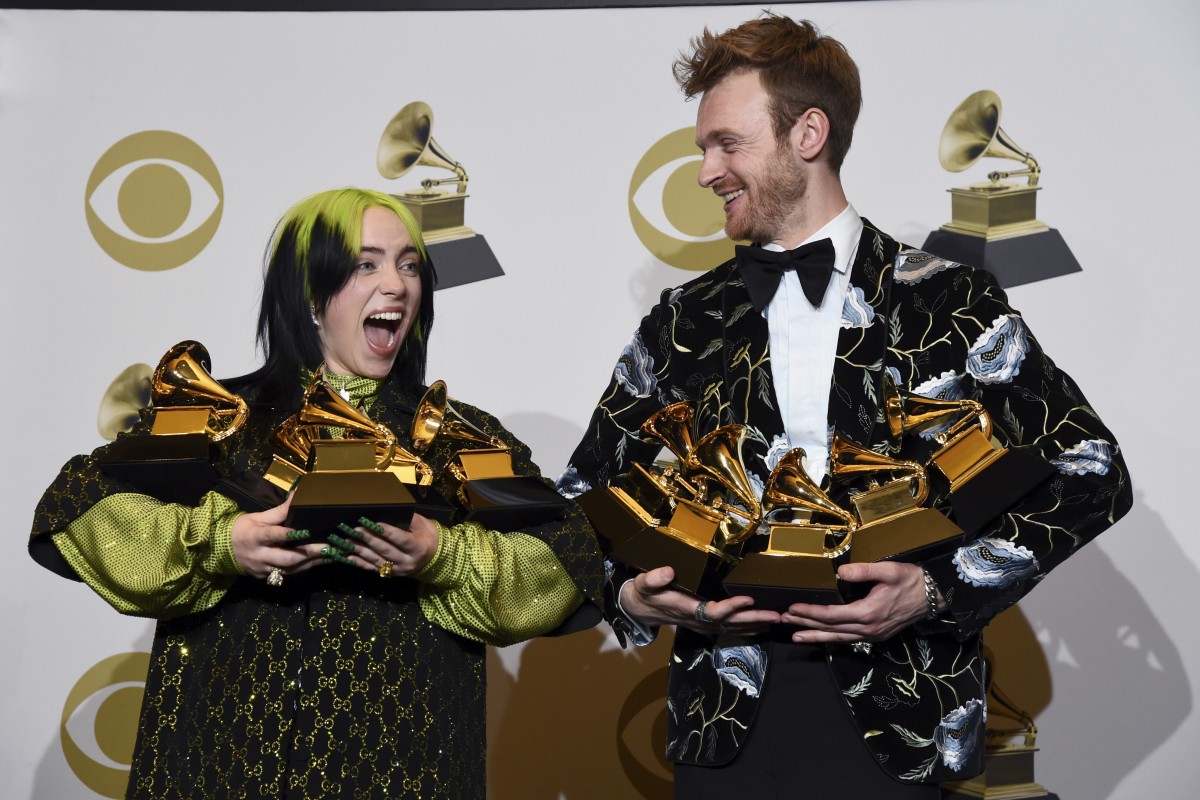 Billie Eilish and her brother Finneas O'Connell are teaming up to work together on her next album, which doesn’t yet have a release date. Photo: AP