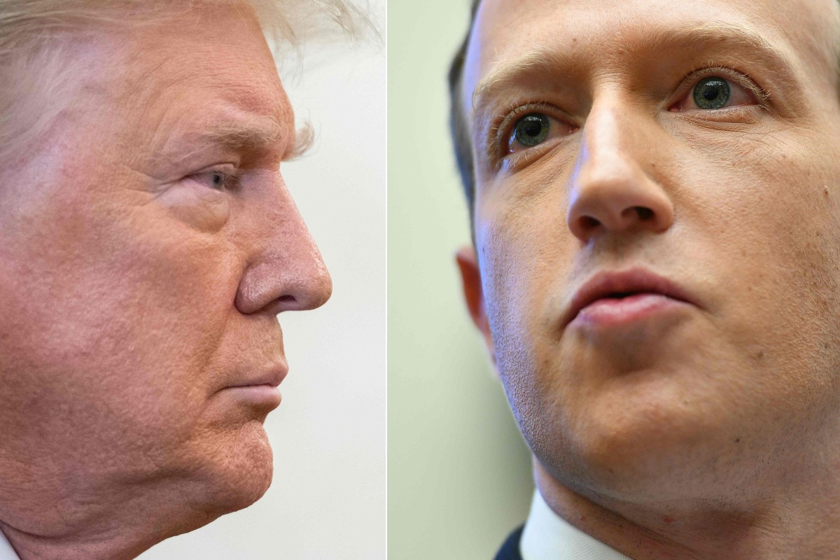Facebook CEO Mark Zuckerberg announced that US President Trump would be banned from the site, as well as Instagram, for at least the next two weeks. Photo: AFP