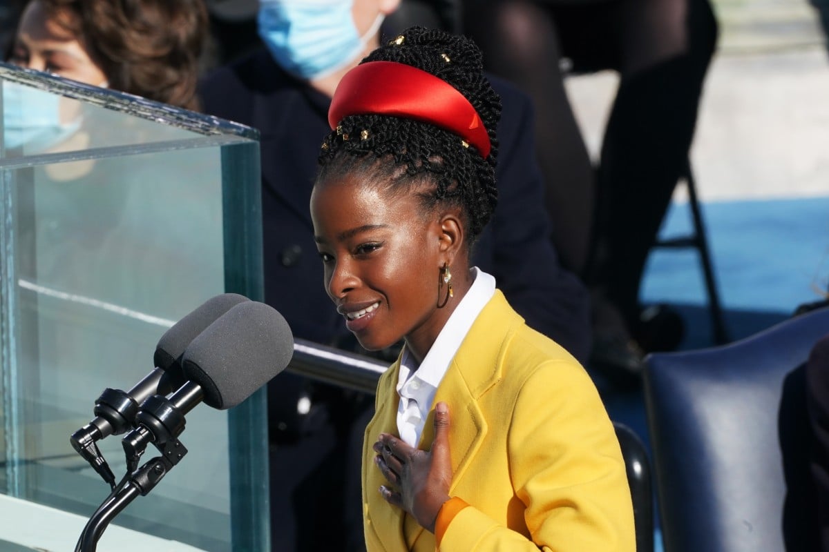 Amanda Gorman took inspiration from other poets and writers. Photo: EPA-EFE