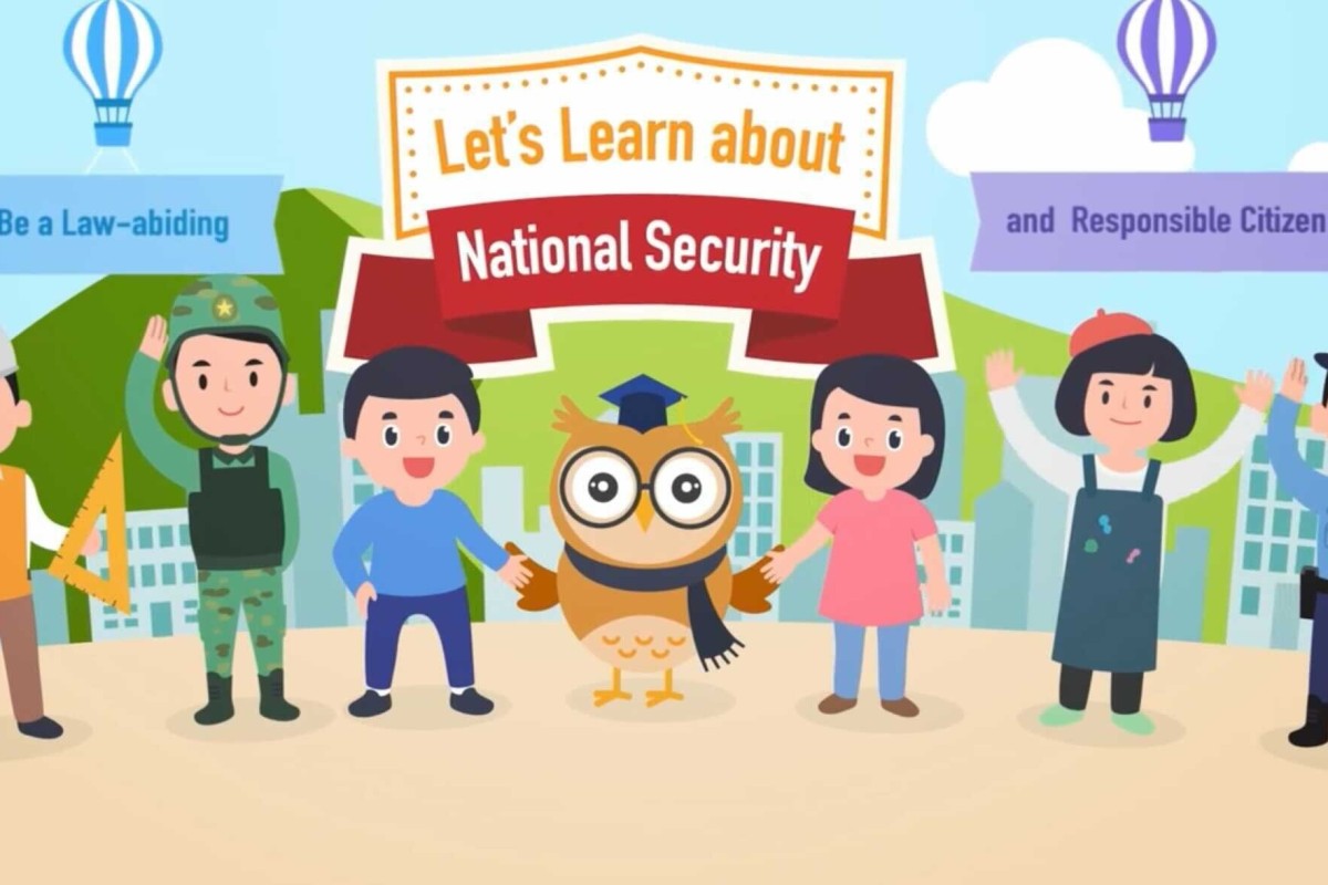 A 7-minute video introduces the different areas of the national security law to students, as part of the teaching materials provided by the Education Bureau to schools Photo: Handout